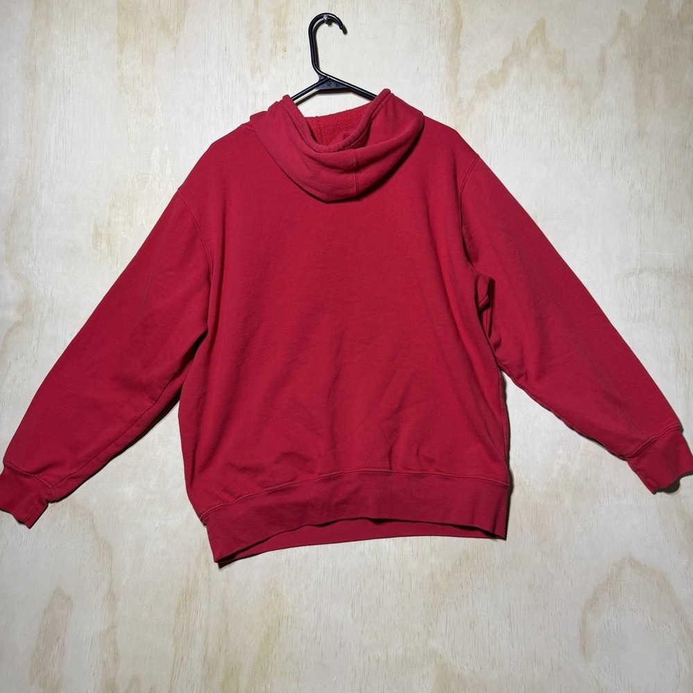Bluey Adult Large Red Smoochy Kiss Hoodie Bandit Chilli Bingo Graphic Pullover - Picture 7 of 9